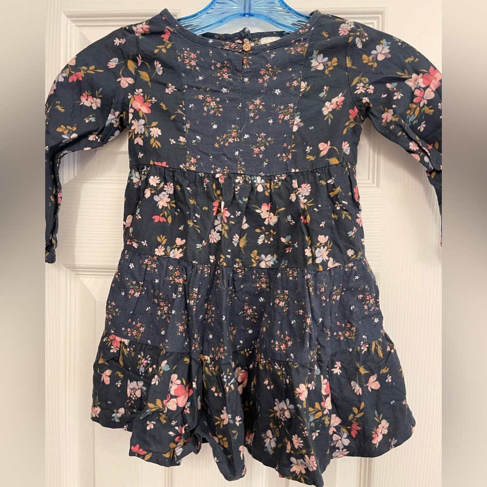 Toddler Girls 2T OshKosh B’gosh Dress with Flowers EUC